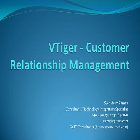 Businessware Technologies - VTiger CRM