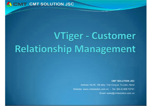 Businessware crm vtiger cmt