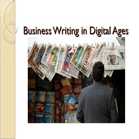 Business writing in digital ages