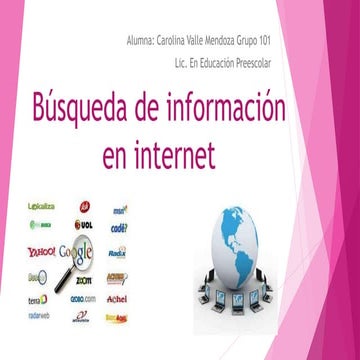 Busqueda de informacion en internet
