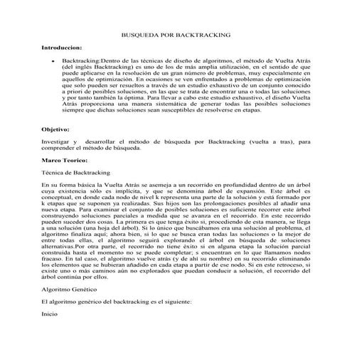 Busqueda por backtracking