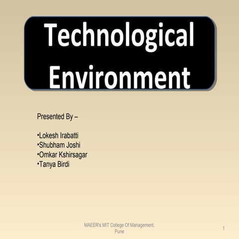 Buss4technologicalenvironment 120405053948-phpapp02