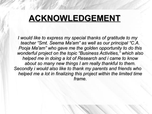 11th +1 Business Studies Project File