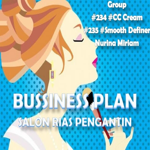 Bussiness Plan Salon Rias Pengantin | PPT