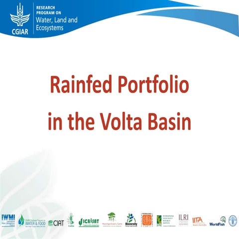 WLE Rainfed SRP Bus Stop | PPTX | Agriculture | Industries