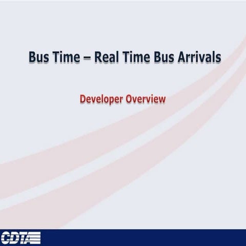 Bus time real time information