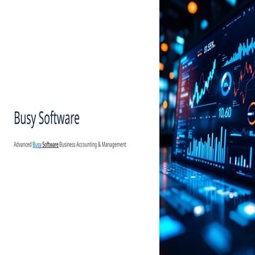 Busy accounting software ppt | PDF