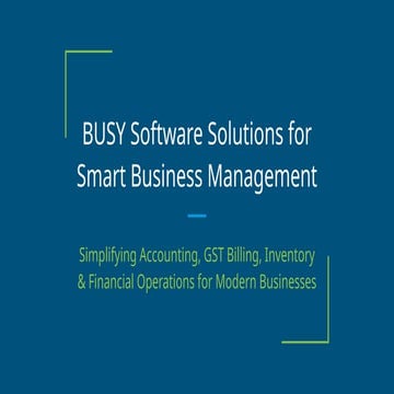 BUSY Accounting Software Training Program .pdf