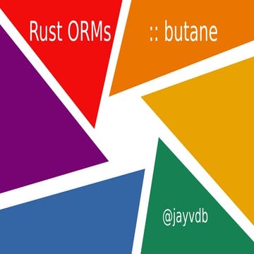 butane Rust ORM