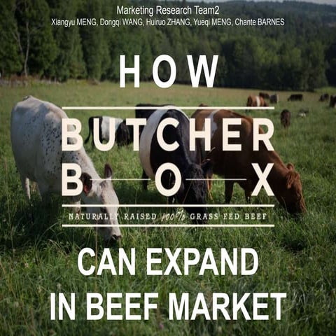 ButcherBox Marketing Research on Expanding Beef Market