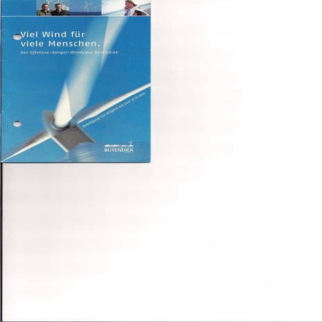 Butendiek Heftchen 2001