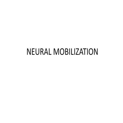 neural mobilization