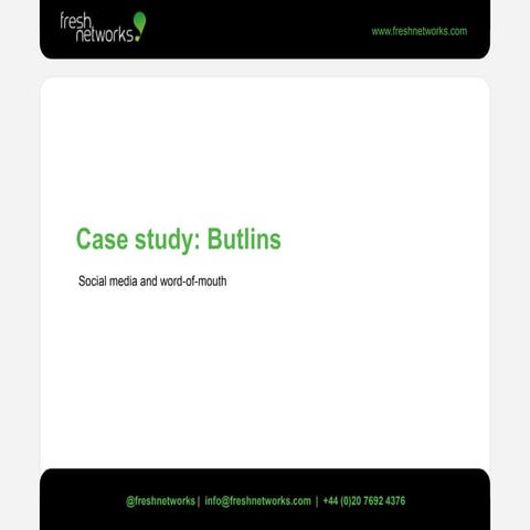 Social media case study: Butlins