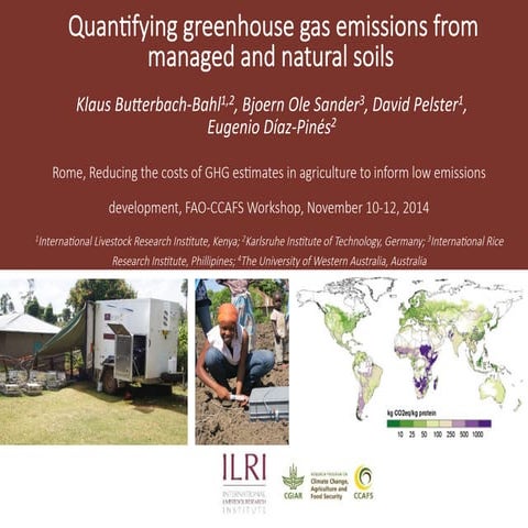 Butterbach Bahl Quantifiying ghg emissions soils chamber method Nov 11 2014