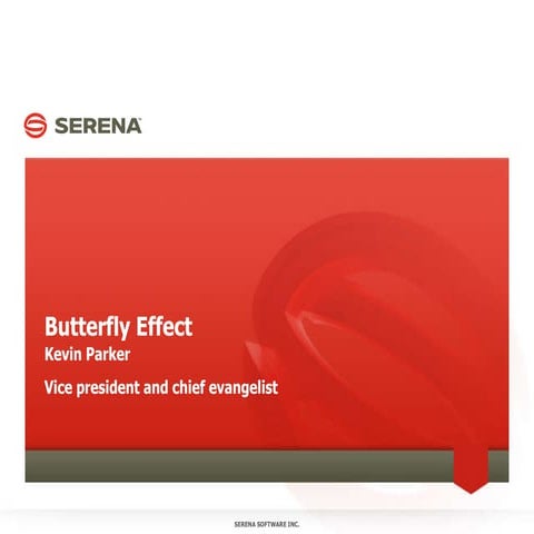 Butterfly effect of release management