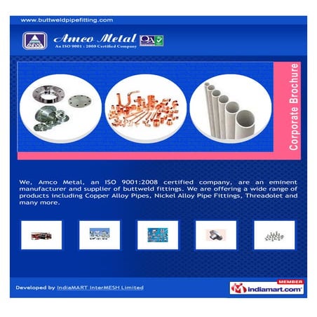 Amco Metal(Fittings), Mumbai, 180 Degree Elbow - Short Radius