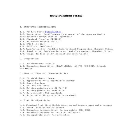 Hydrolyzed vegetable protein msds | PDF