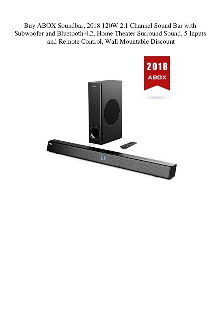 abox soundbar 2.1