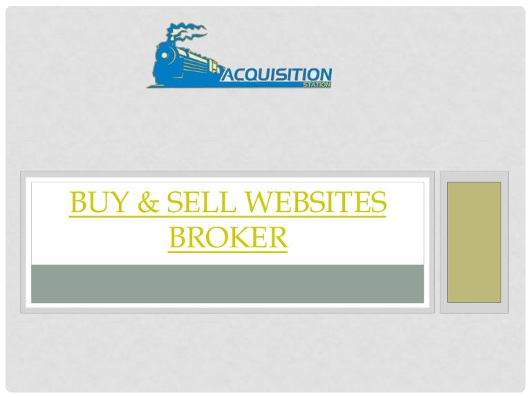 Buy and sell websites