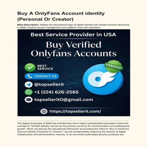 Mastering Verified OnlyFans Account Identity and Digital Trust in 2026 ...
