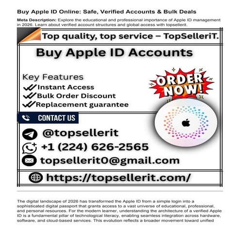 Mastering Verified US/UK Apple ID Accounts for Digital Identity and ...