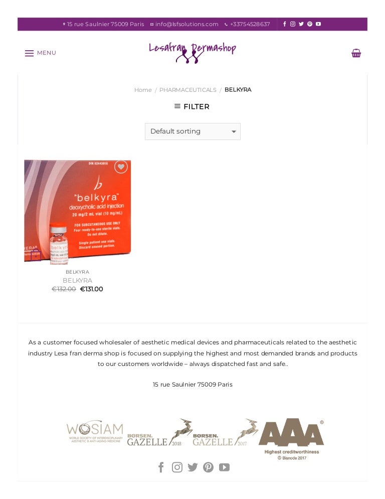 derma products online