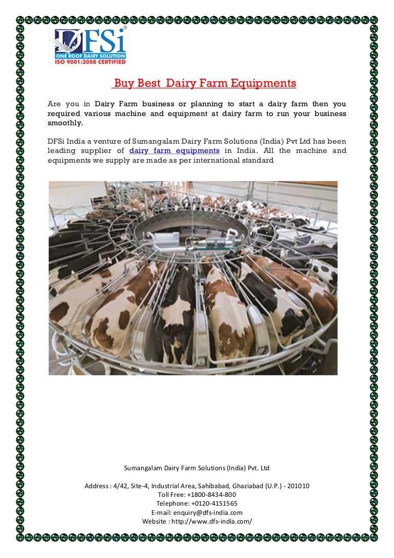 Buy best dairy farm equipments