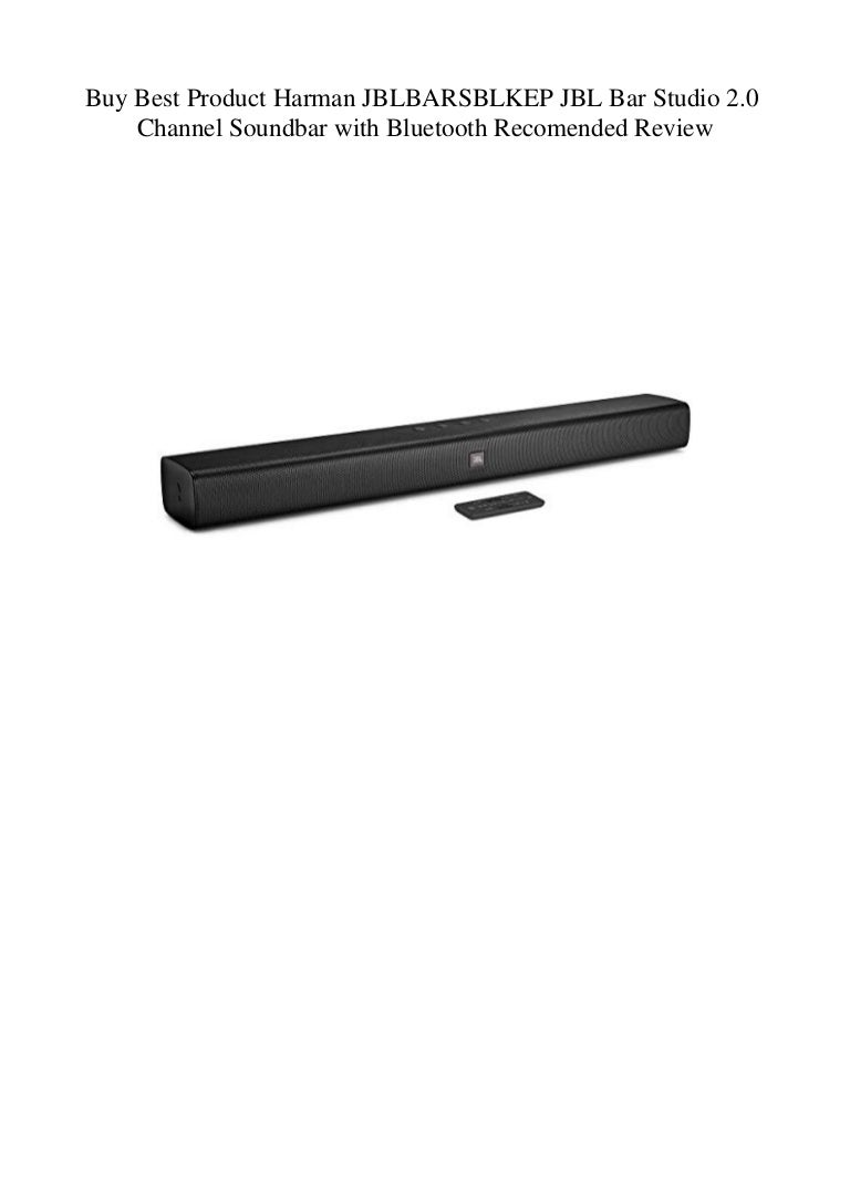 jbl studio bar 2.0 review