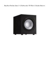 jamo j12 subwoofer price