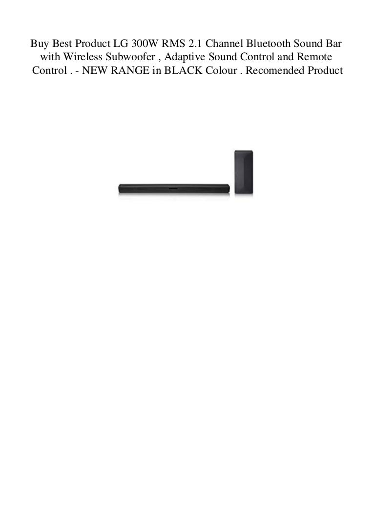 lg soundbar 300w wireless subwoofer