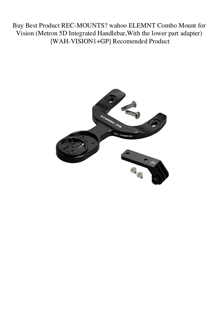 wahoo elemnt combo mount