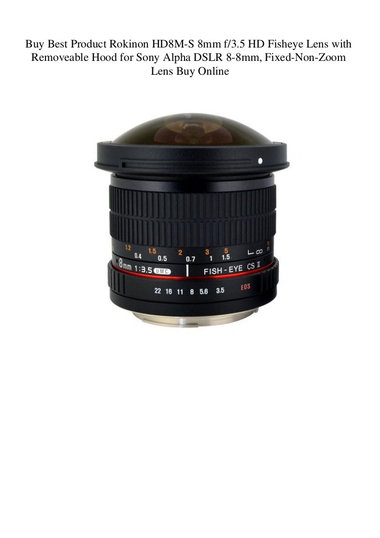Buy Best Product Rokinon HD8MS 8mm f3.5 HD Fisheye Lens