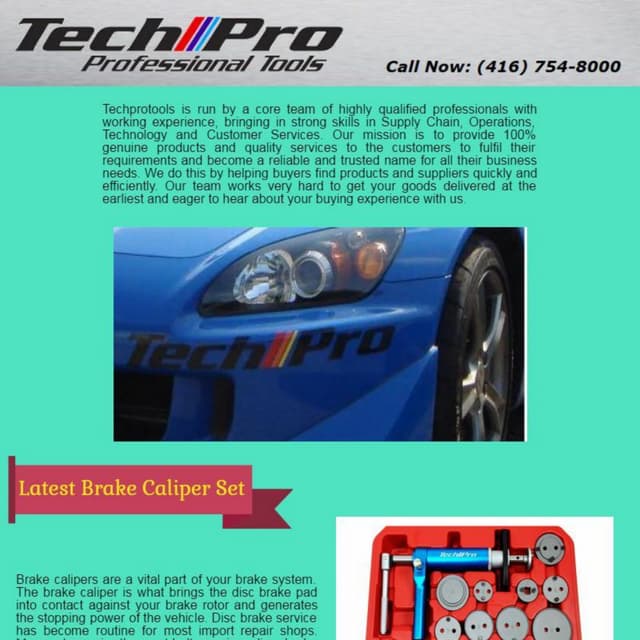 Buy brake caliper set from techpro tools