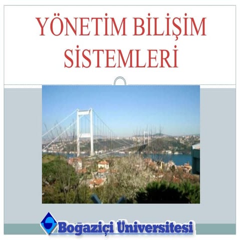 Yönetim Bilişim Sistemleri Bölümü