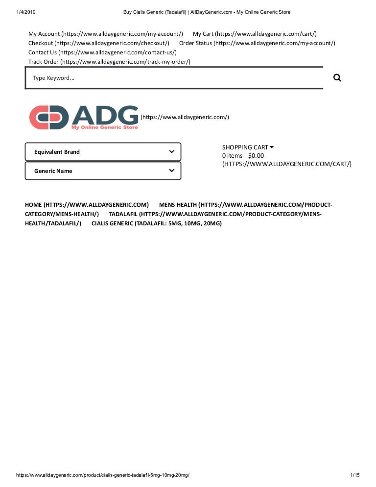 Cheap Cialis Generic Online