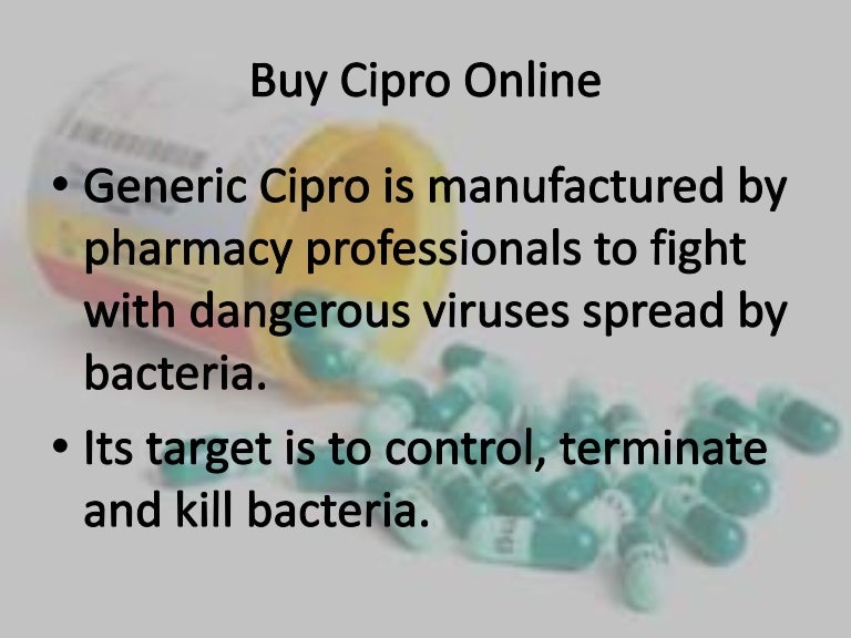 Cipro by online