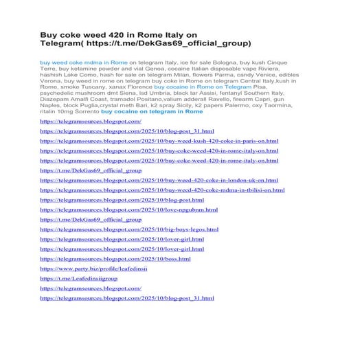 Buy coke weed 420 in Rome Italy on Telegram.pdf