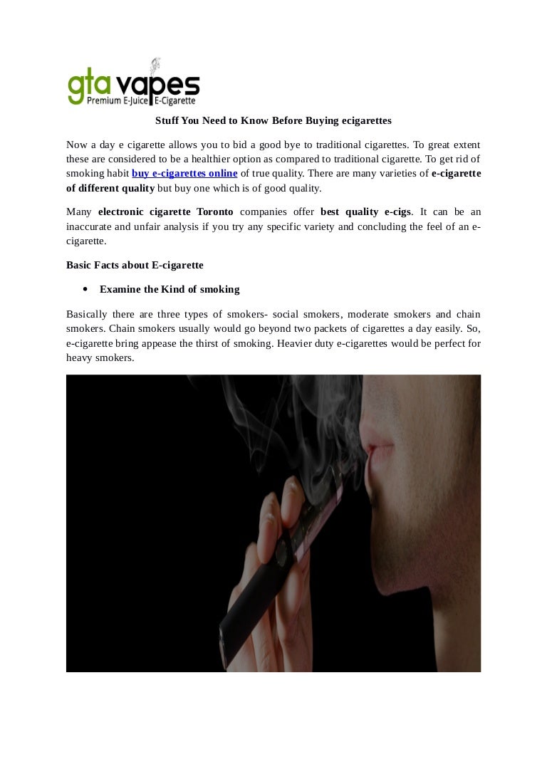 Buy ECigarettes Online and Electronic Cigarette Toronto www.gtavap…