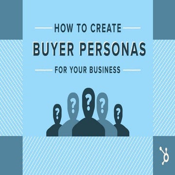 HubSpot Buyer persona-template