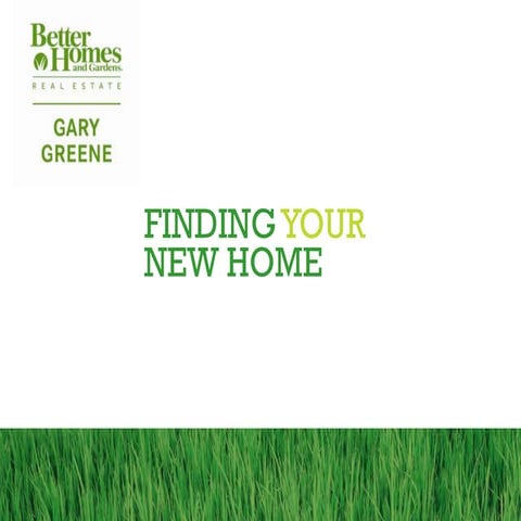 FINDING YOUR NEW HOME