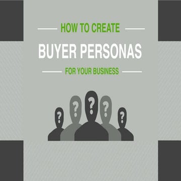Yazamo Buyer Persona Workbook