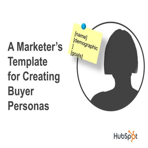 HubSpot Guide to Buyer Persona Creation