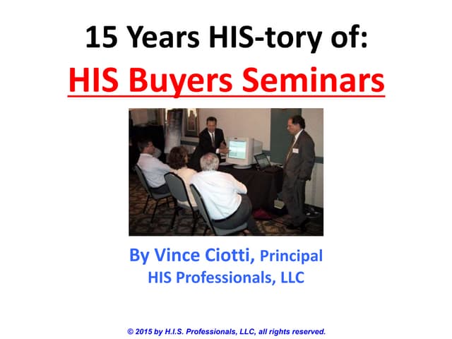 Buyers seminar hi story