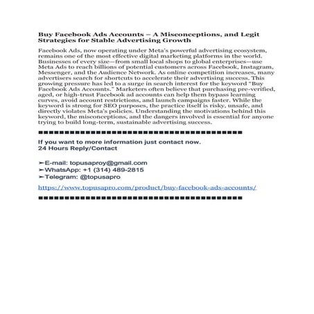 Buy Facebook Ads Accounts_ Boost Your Professional ....docx