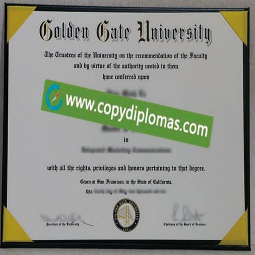 buy fake certificate, Golden Gate University degree