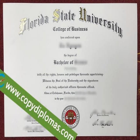 buy fake diploma, Florida State University degree