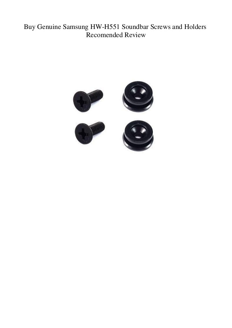samsung soundbar screws