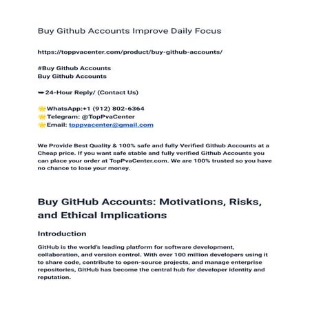 Buy Github Accounts Improve Daily Focus.pdf
