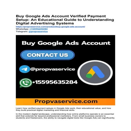 Buy Google Ads Account Verified Payment Setup.docx
