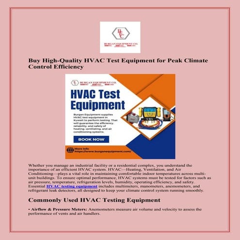 what are the test for hvac.pdf